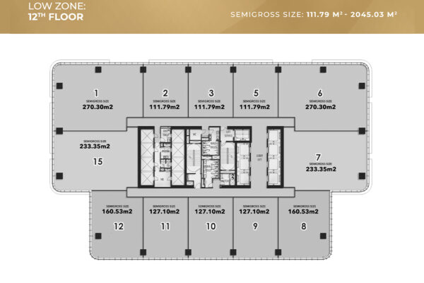 web 12 floor - layout office juli 2024_
